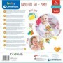 Clementoni - Set cadou bebelusi pentru dezvoltarea multisenzoriala ce include zornaitoare catel chei pentru dentitie si paturica